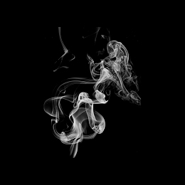 白色热气腾腾食物烟雾