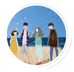 五四青年节促销宣传海报