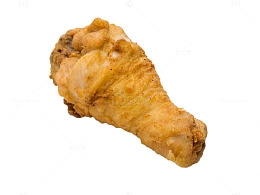 黄色美味炸鸡小腿