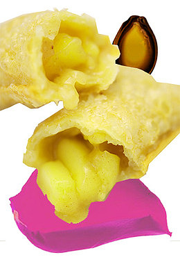 实物蛋黄煎饼