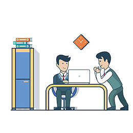 矢量手绘讨论问题