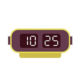 矢量创意摆设时钟