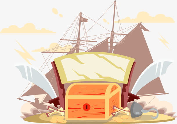 关键词 : 帆船,蓝天白云,宝藏,宝箱,兵器,大刀,创意[声明] 觅元素所有