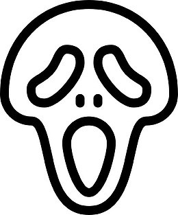 鬼脸万圣节杀手面具谋杀可怕的恐