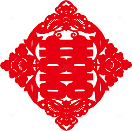 中国风喜字图案