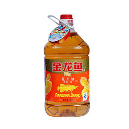 一瓶金龙鱼花生油
