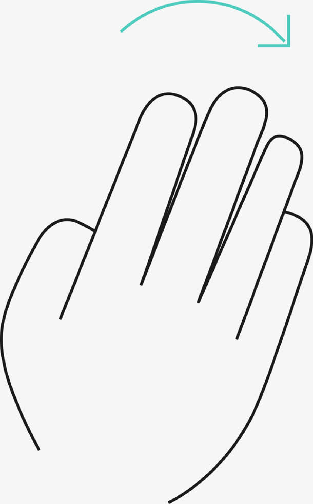 手掌触屏创意素材图