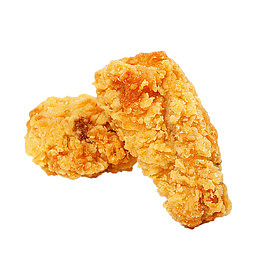 产品实物油炸金黄色美食炸翅