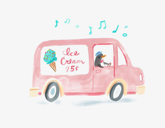 卡通冰淇淋车
