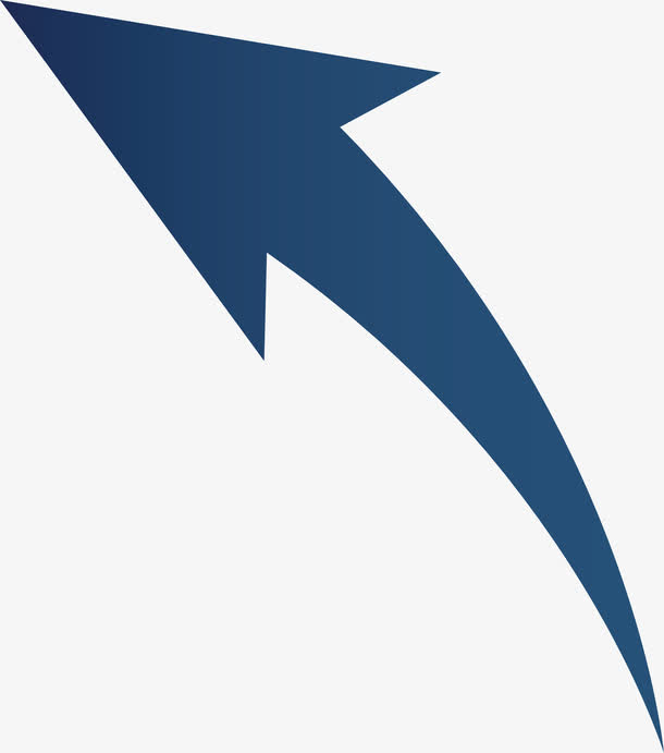 蓝色箭头素材免费下载_觅元素