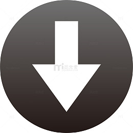 向下黑色箭头图标矢量素材