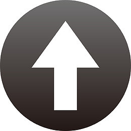 向上黑色箭头图标矢量素材