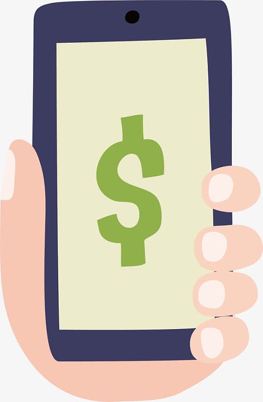 矢量手绘手拿手机素材_矢量手绘手拿手机图片元素-觅元素