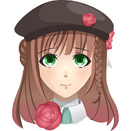女生长头发头像