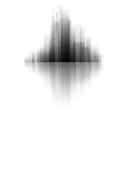 创意都市倒影