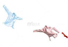 创意合成洗干净的衣服