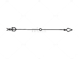 黑色直线箭头