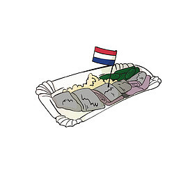 插旗子的石头堆简图