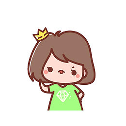 嘟嘴不高兴的女孩