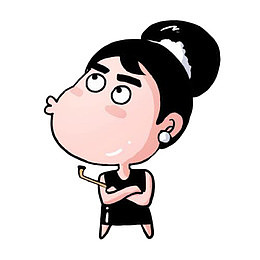 卡通撅嘴奥黛丽郝本