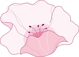 粉花红花绿叶紫花红色绿色粉色