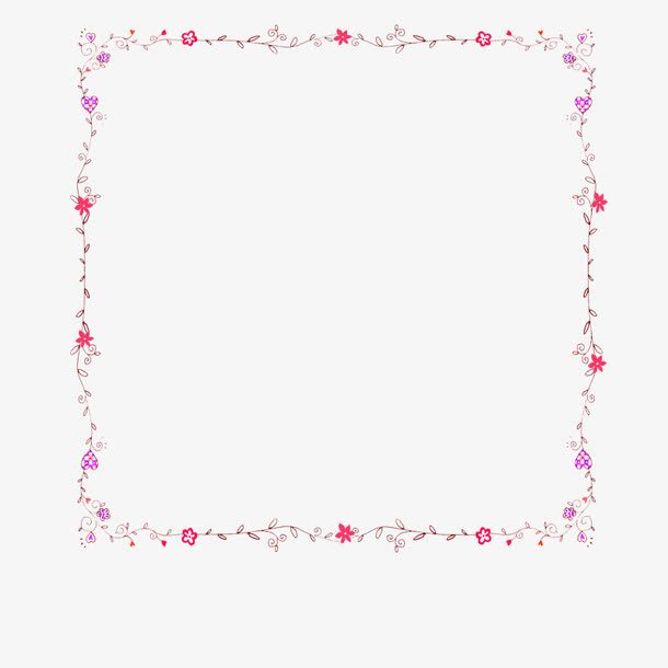 清新手绘菜单花边素材免费下载_觅元素