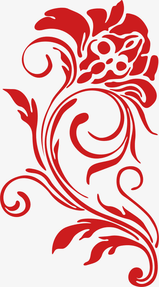 红色花朵素材免费下载_觅元素