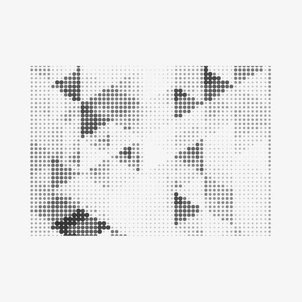 矢量点状图插图