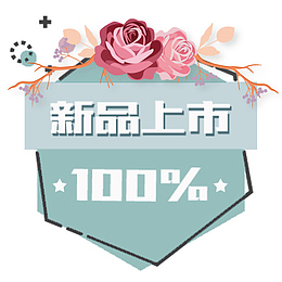 蓝色唯美淘宝新品上市促销活动