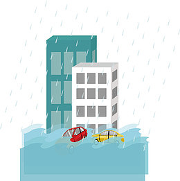 狂风暴雨洪水泛滥
