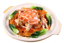 盘子里的螃蟹肉
