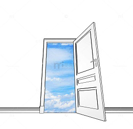 创意大门素材图