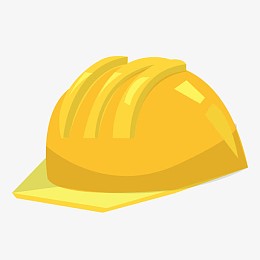 安全帽卡通装修工具插画矢量素材