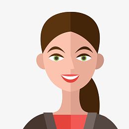 简历头像设计矢量图