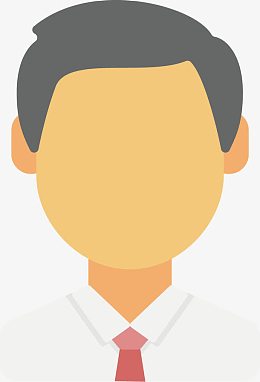 矢量图商务男士头像