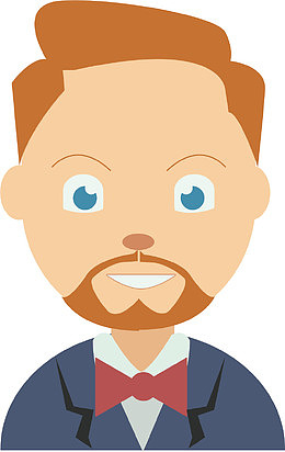 矢量图商务男士头像