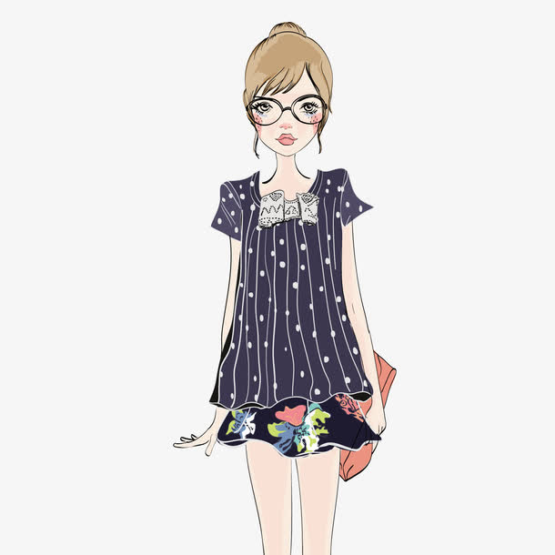 休闲文雅白富美