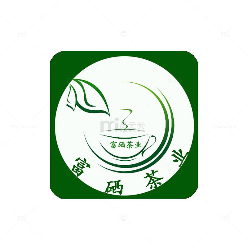富硒茶业标志