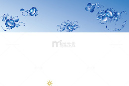 中国古典花纹横幅