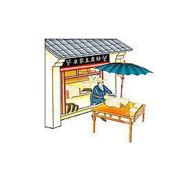 古代豆腐铺