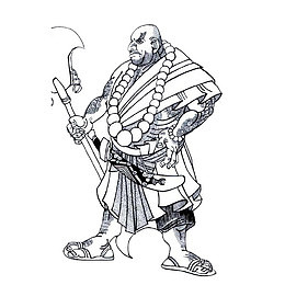 简笔画花和尚鲁智深