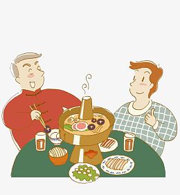 吃火锅冒菜的人