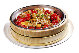 美味木桶泡椒牛蛙