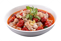 香菜香辣泡椒牛蛙