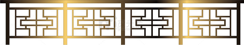 中式塑钢装饰门窗