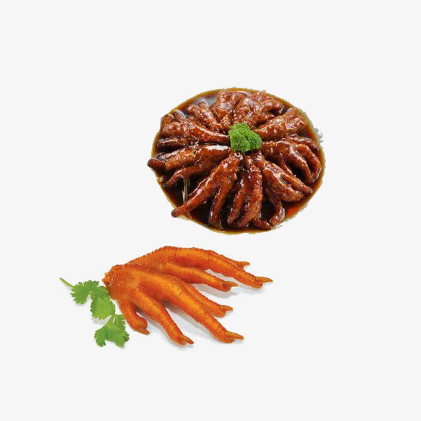 圆形的鸡爪免扣png素材免费下载_觅元素