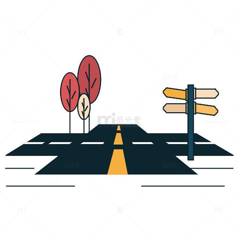 黑色马路