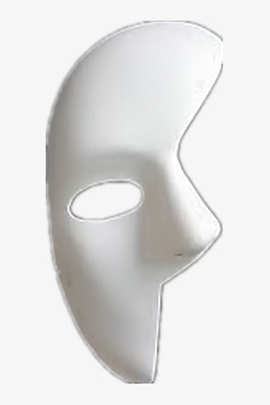 悬疑白色面具