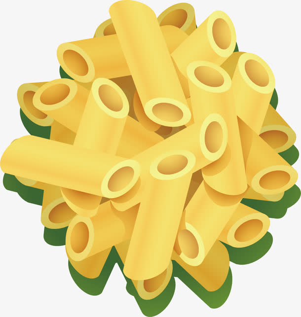 蛋卷吃饭扁平图标