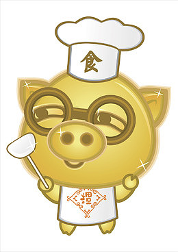 小猪拿锅铲